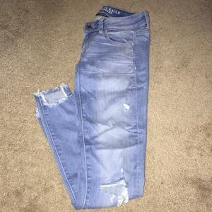 American Eagle low rise super stretch jeggings